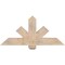 Ekena Millwork Kennewick Smooth Timber Gable Bracket, Douglas Fir, 48"W x 22"H x 5 1/2"D x 5 1/2"F, 11/12 Pitch GBW048X22X0606KEN00SDF - alternate 1